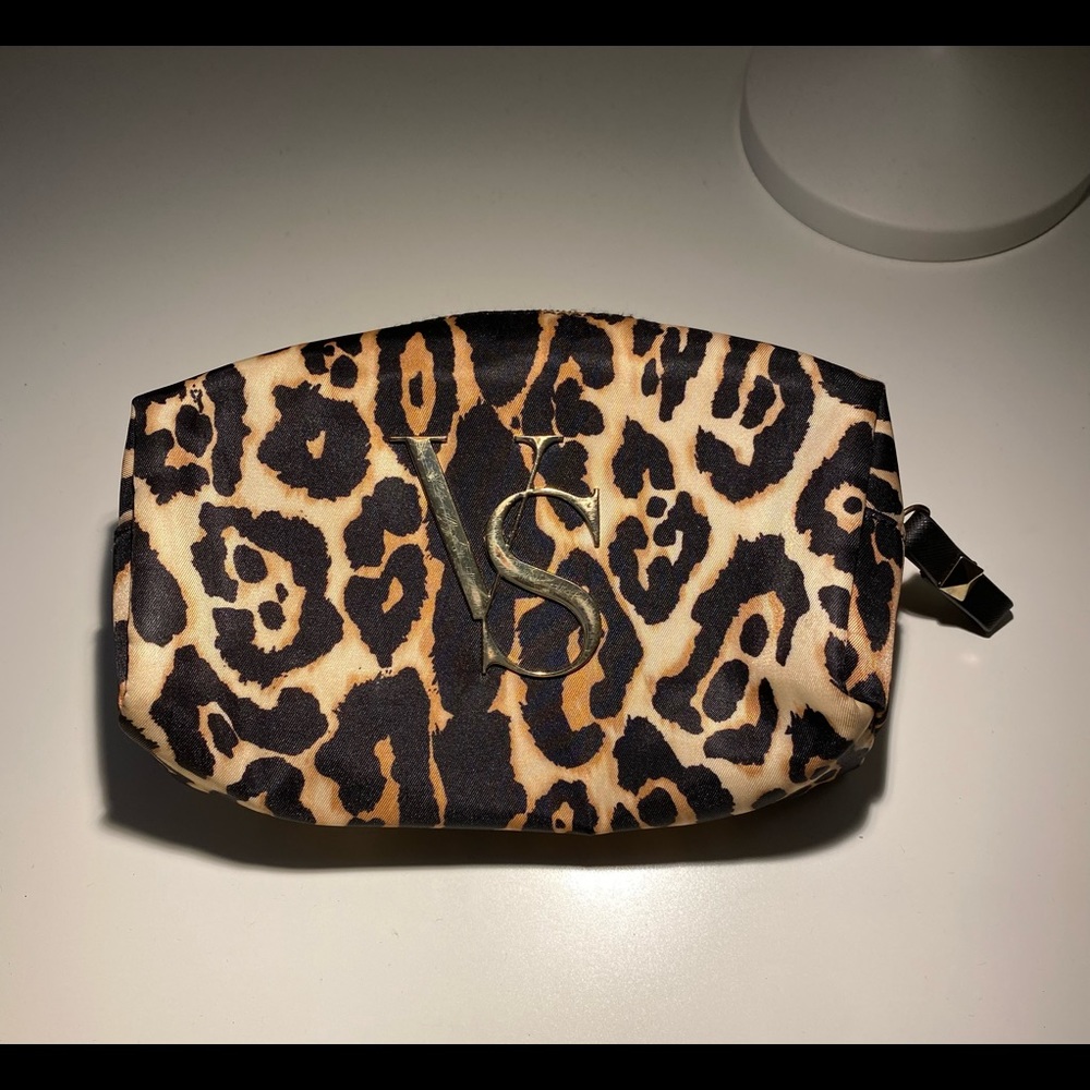 Victoria secrets cheetah print cosmetic bag